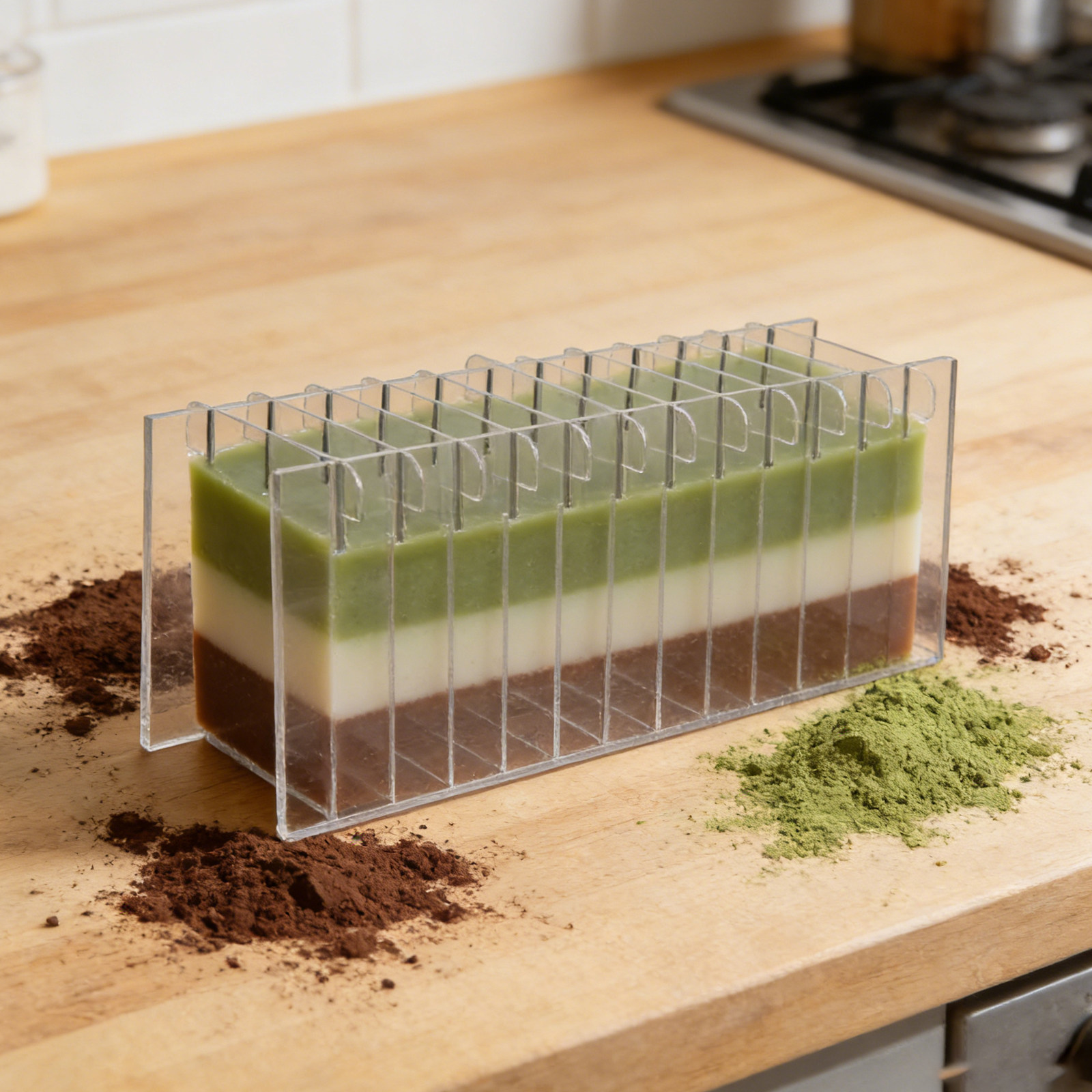Soap Making Process - Акриловая разделительная доска для силиконовых форм,