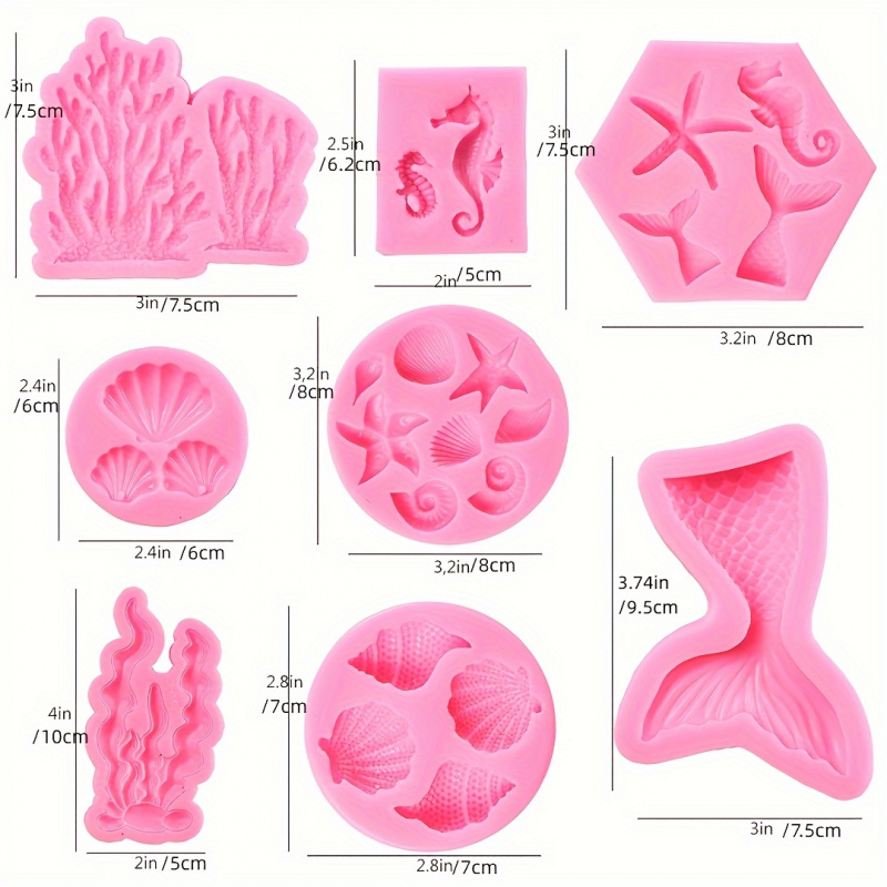 Один набор силиконовых форм в  – обзор и цена Soap Making Gel